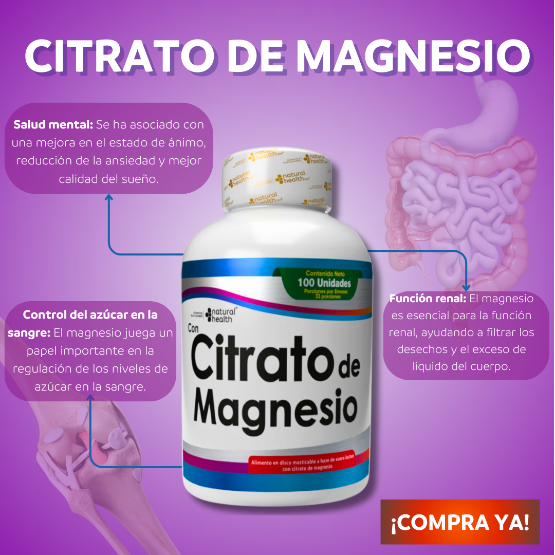 Citrato de magnesio x 100 uds