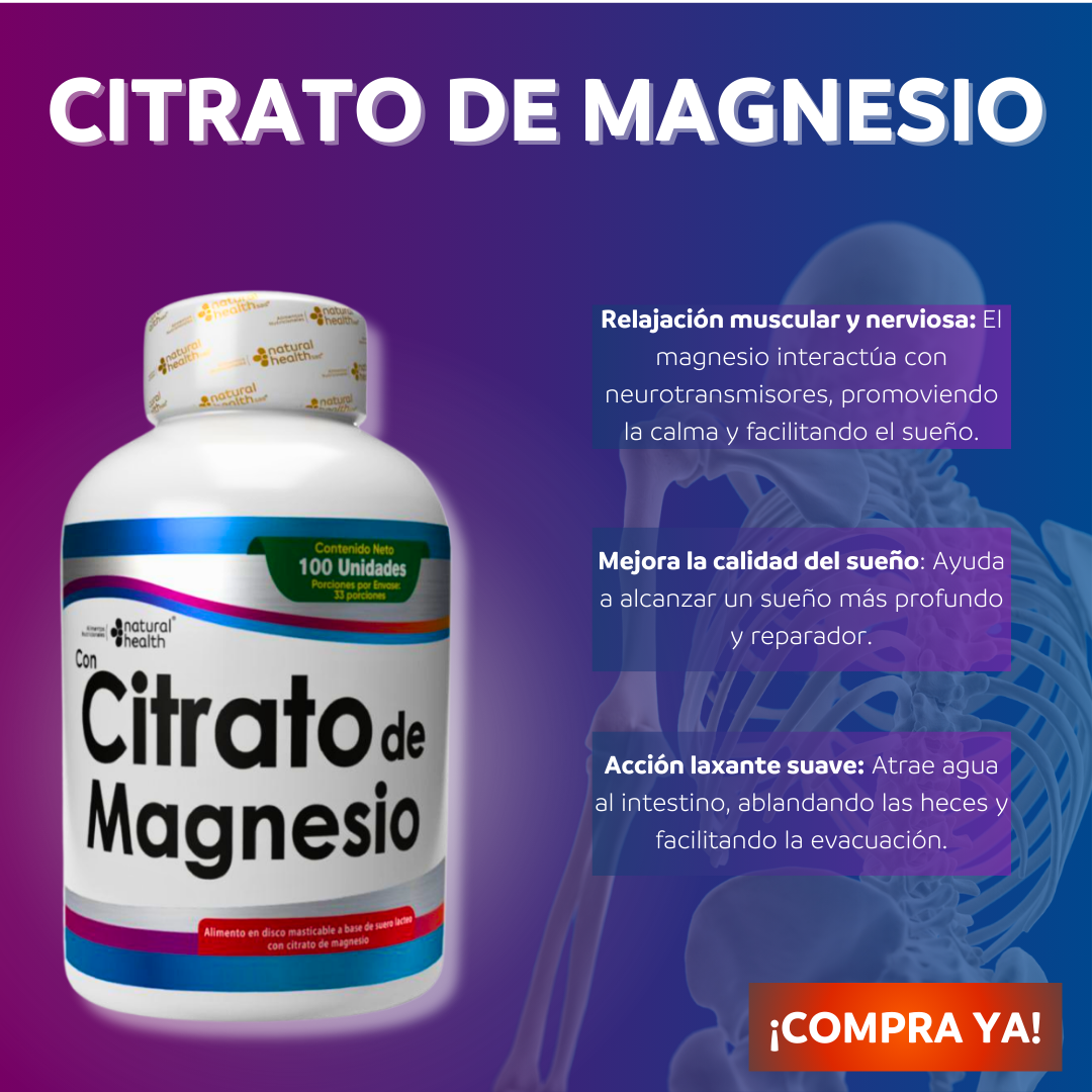 Citrato de magnesio x 100 uds