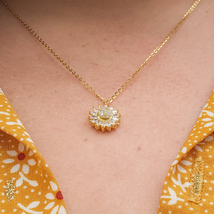 Eterno Sol™ – Collar con Movimiento + Caja