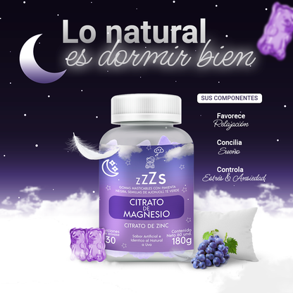 MagniGom™ - Gomitas de Citrato de Magnesio